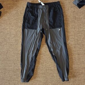 Fabletics Men's Black and Gray Joggers